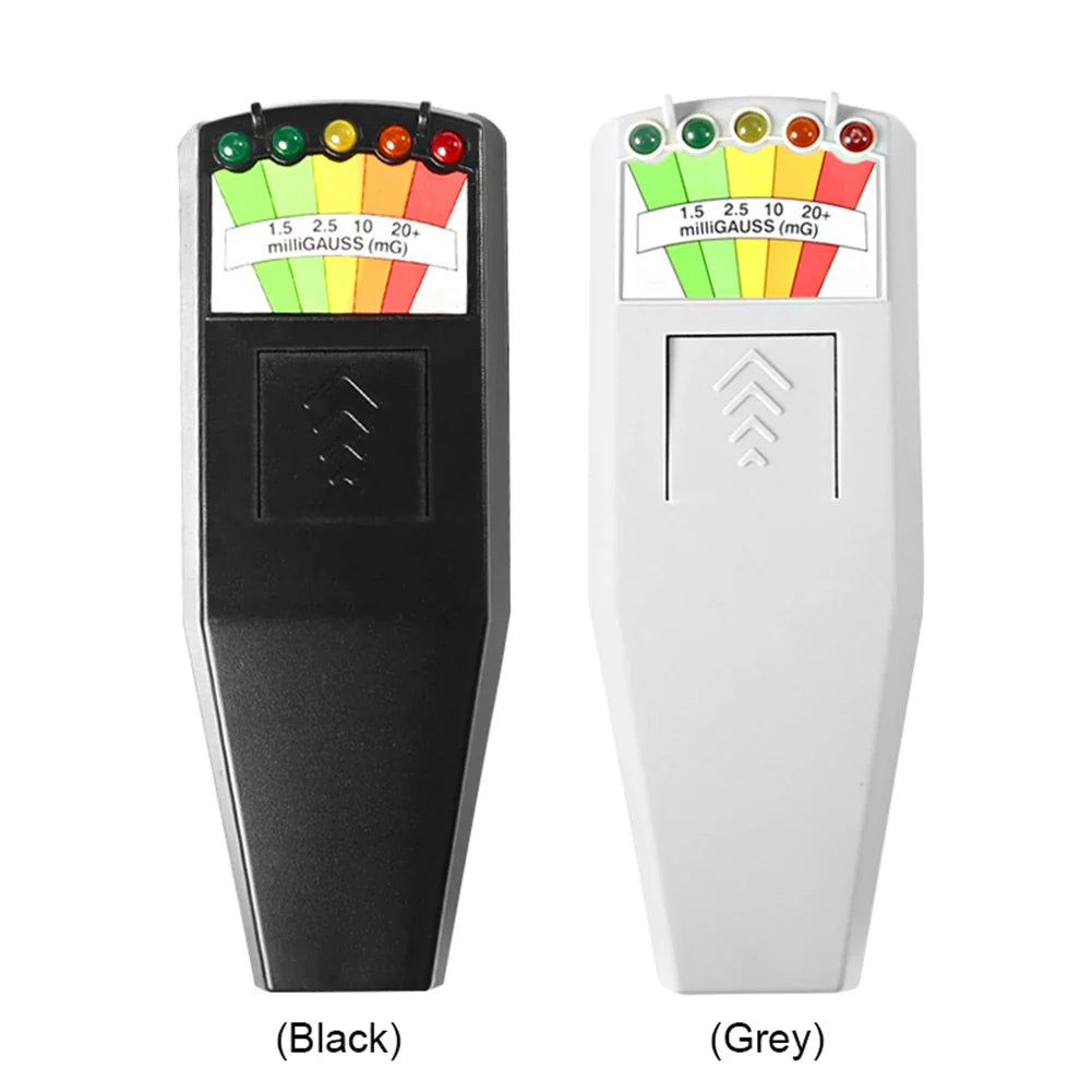 Portable EMF Meter – Electromagnetic Field Detector, 5-LED EMF Detector Meter Qme