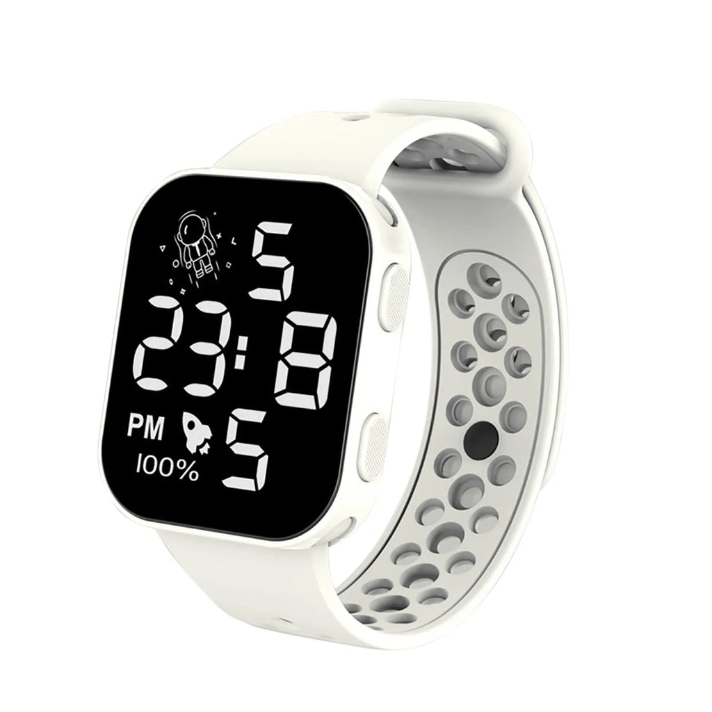 Kids LED Digital Watch | Silicone Strap, 8 Colors Kids Digital Watch Qme