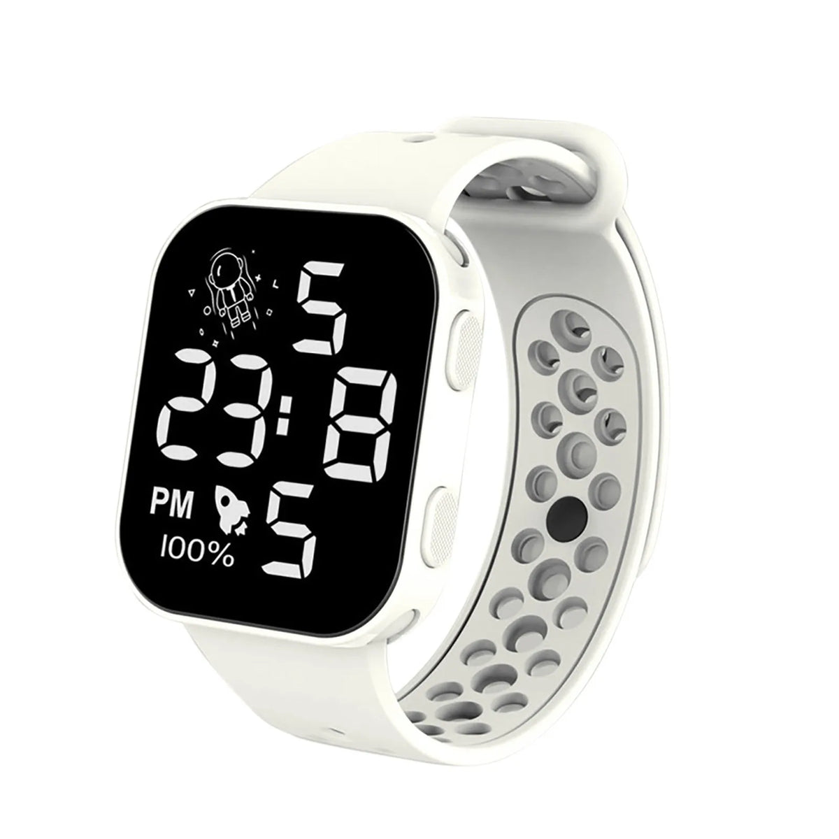Kids LED Digital Watch | Silicone Strap, 8 Colors Kids Digital Watch Qme
