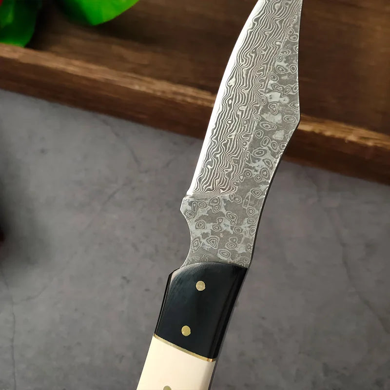 InLeung Damascus VG10 Chef Knife – Hand Forged Japanese Kitchen Damascus Chef Knife Qst