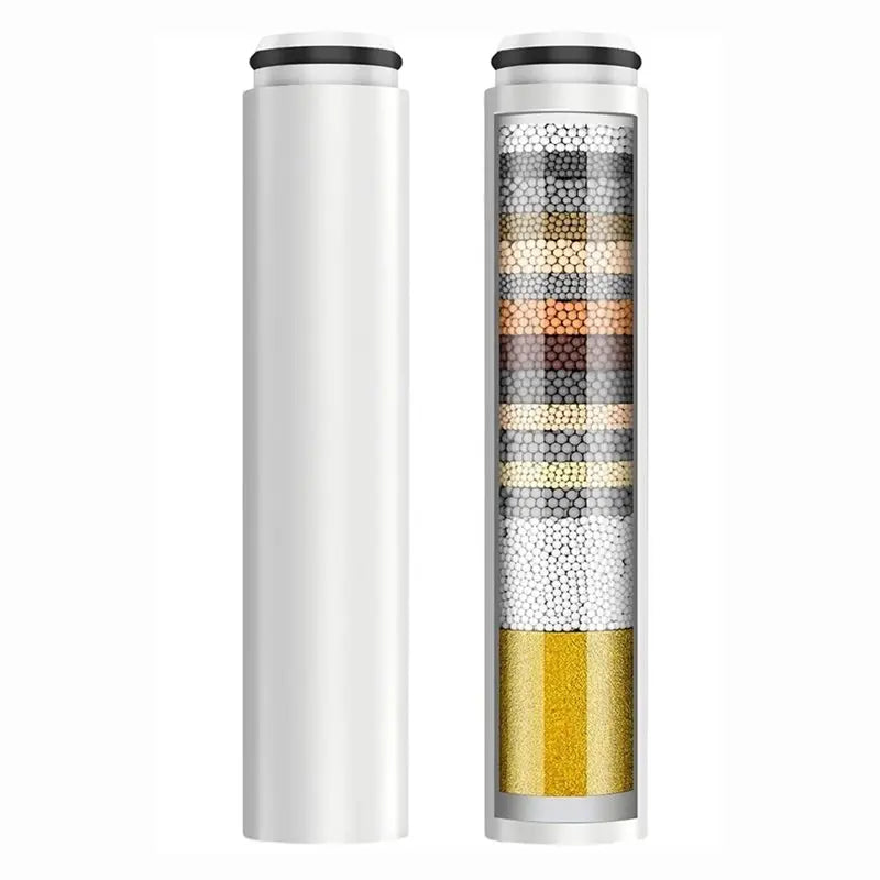B15C Replacement Filter 2-Pack for Cobbe Handheld Shower Head Shower Filter Cartridge Qst White 100V JP Plug