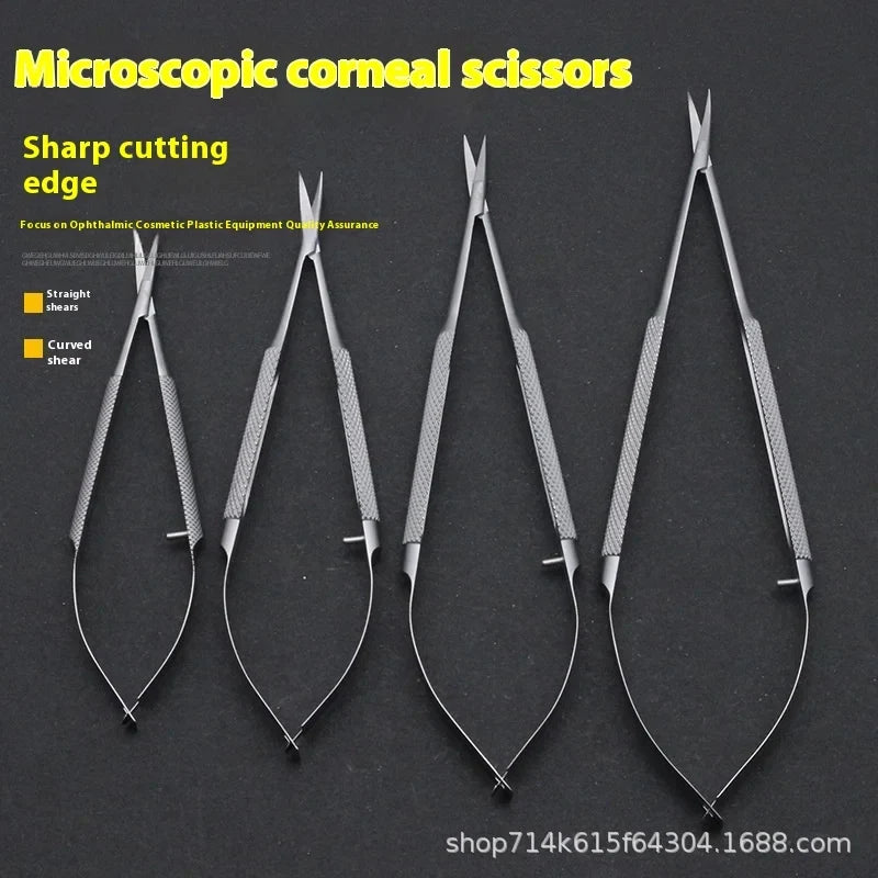 Microsurgical Corneal Scissors – Fine Suture Cutting Tool Surgical Scissors Qme