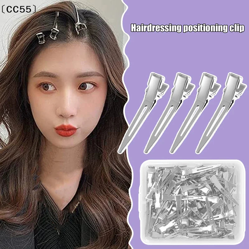 50Pcs Duck Beak Hair Root Positioning Clips Styling Set Hair Styling Clips Qst