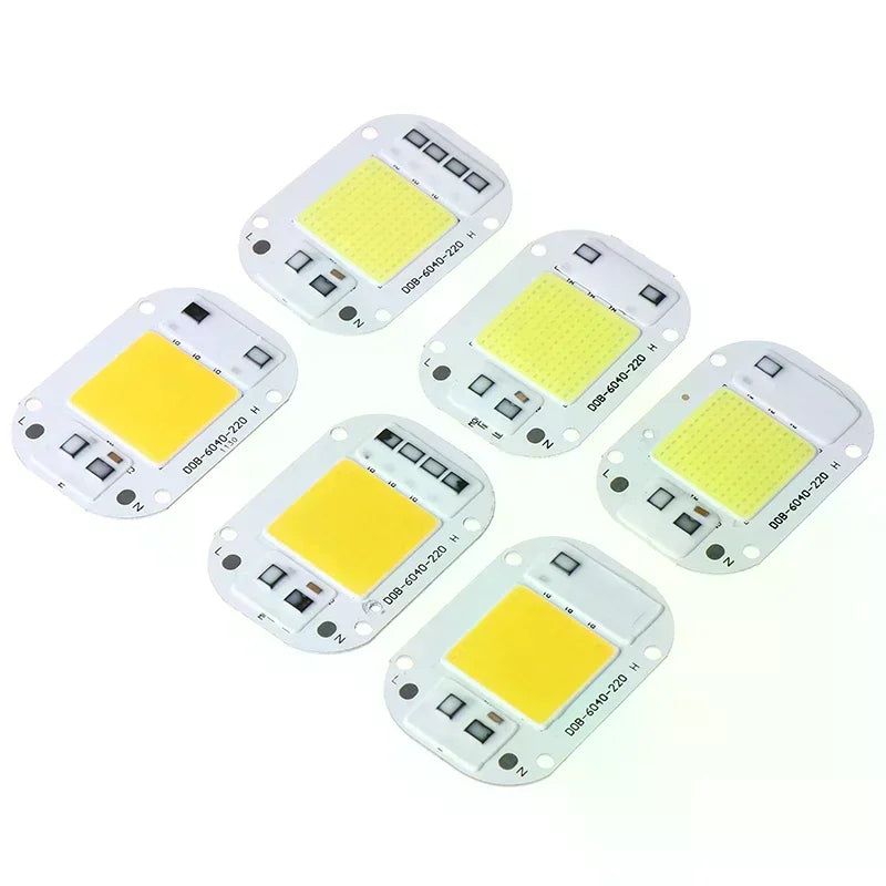 Smart COB LED Chip 20W 30W 50W AC 110-220V No Driver Needed COB LED Chip Qme