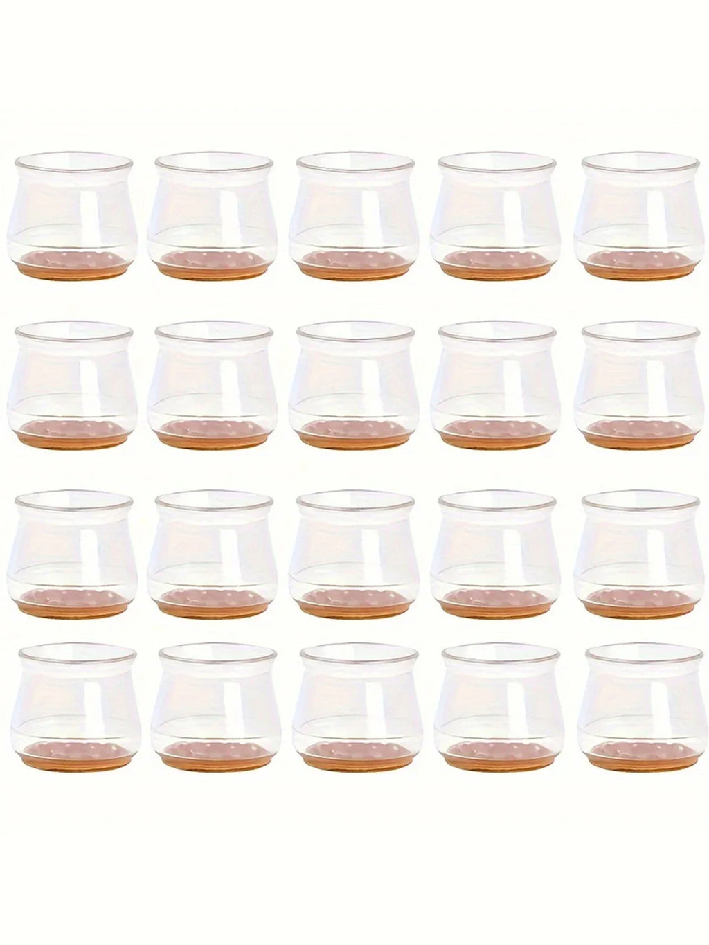 20-Pack Round Furniture Protective Pads – Heat-Insulating Furniture Protective Pads Qme