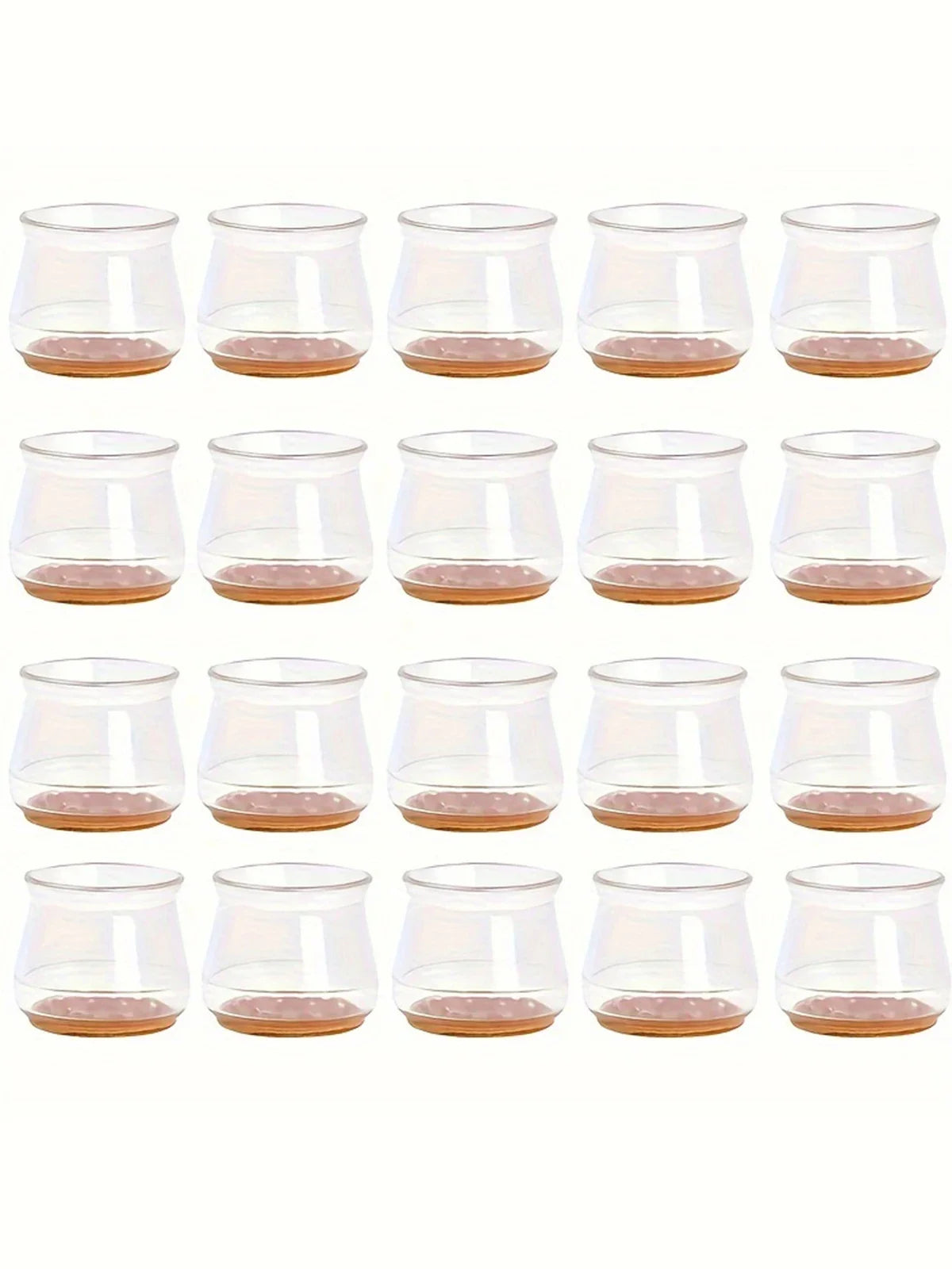 20-Pack Round Furniture Protective Pads – Heat-Insulating Furniture Protective Pads Qme