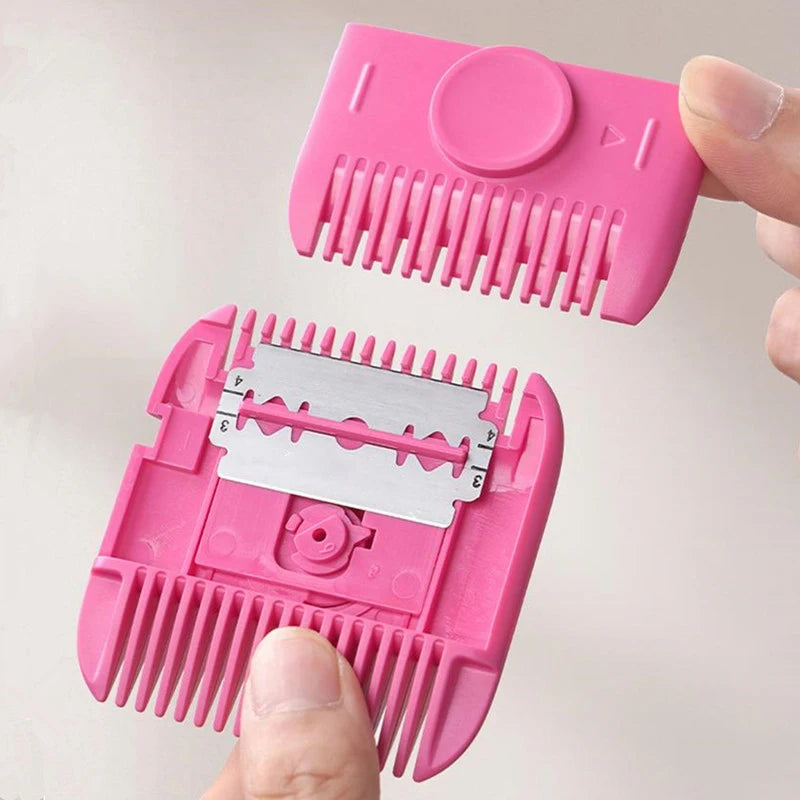 2-in-1 Hair Cutting Trimmer Comb for Bangs & Split Ends Hair Trimmer Comb Qst