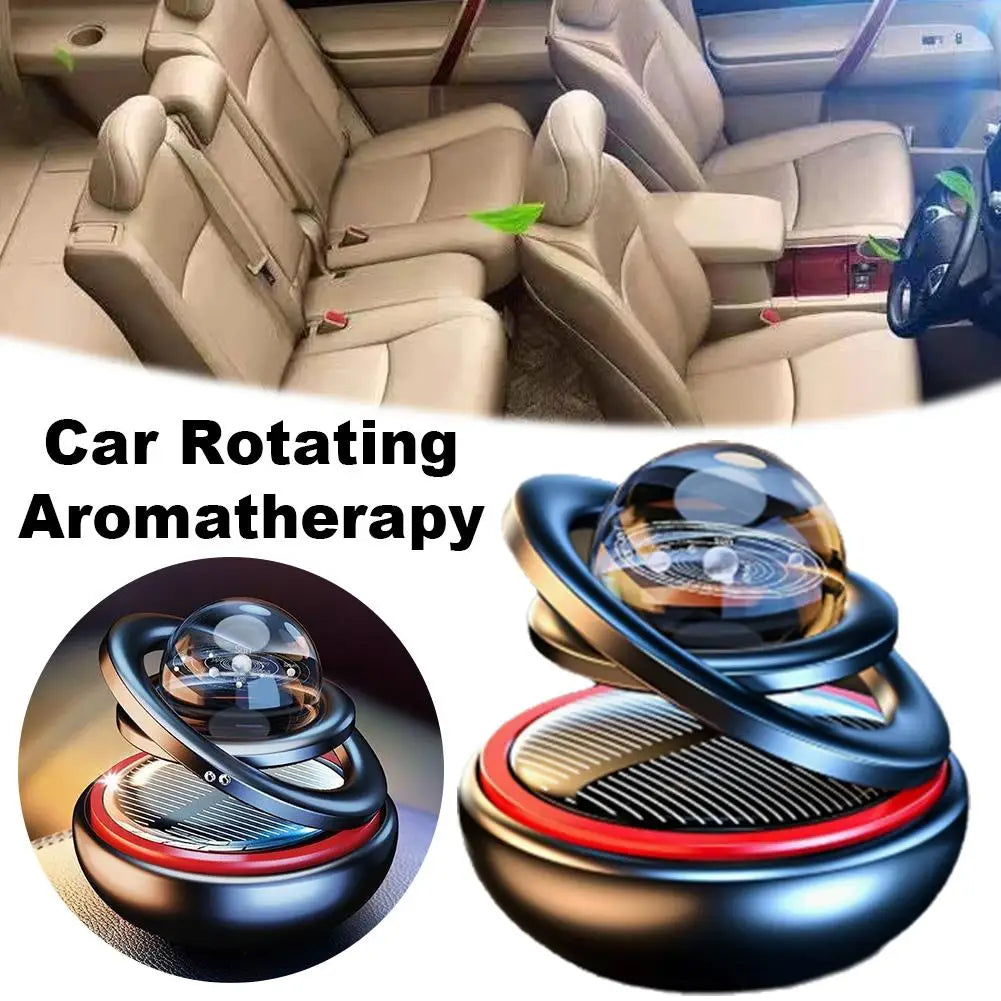 Solar Rotating Car Air Freshener & Aromatherapy Diffuser | Qme Car Air Freshener Qme