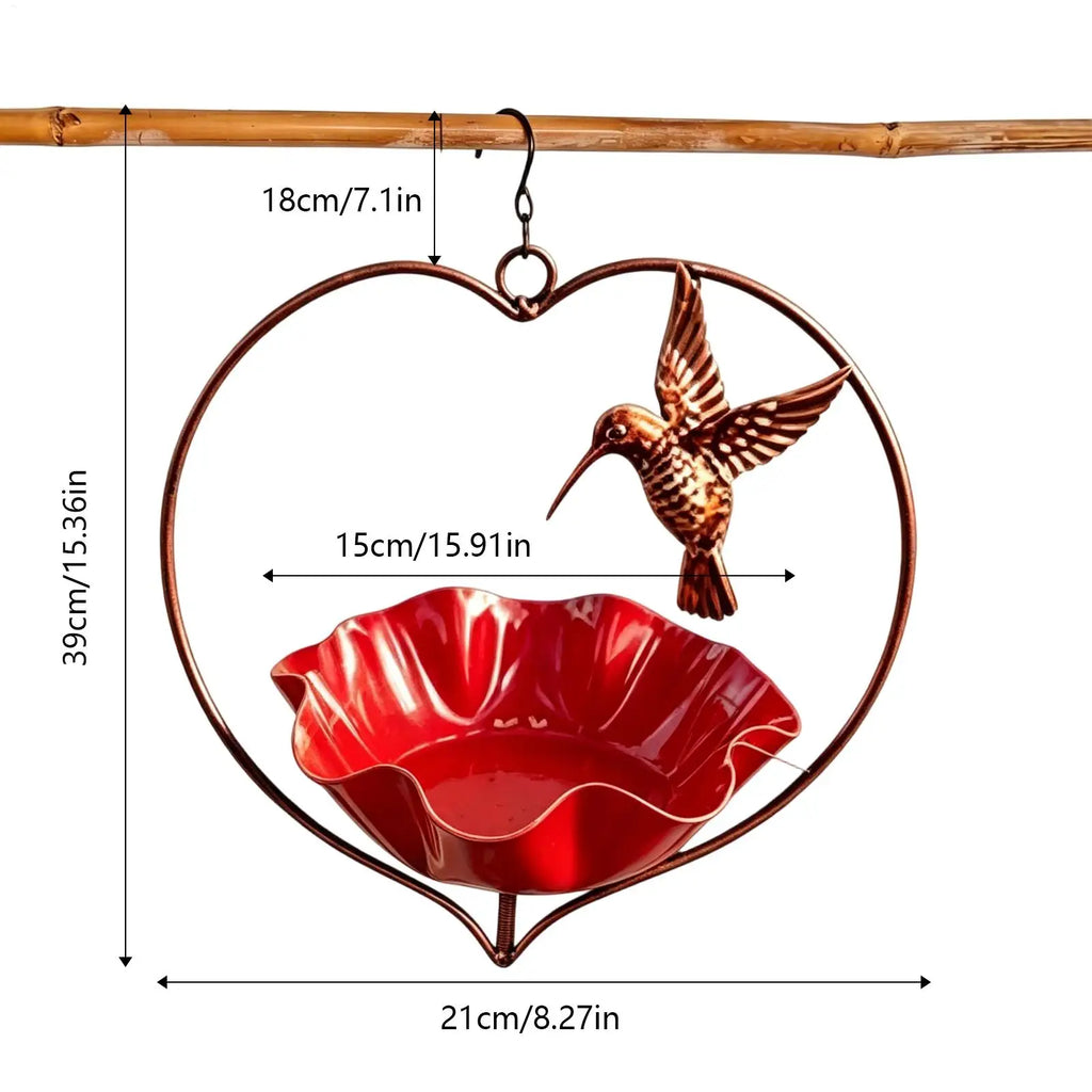 Decorative Bird Bath Water Feeder Tray Dispenser for Garden Bird Bath Feeder Qme