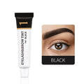 3-Color Eyebrow & Eyelash Tint Kit – Brow Dye Gel Set Eyebrow Tint Kit Qst Black