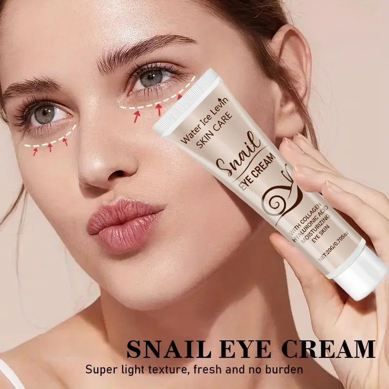 Hydrolyzed Collagen & Snail Essence Eye Cream | Firming Eye Cream Qme