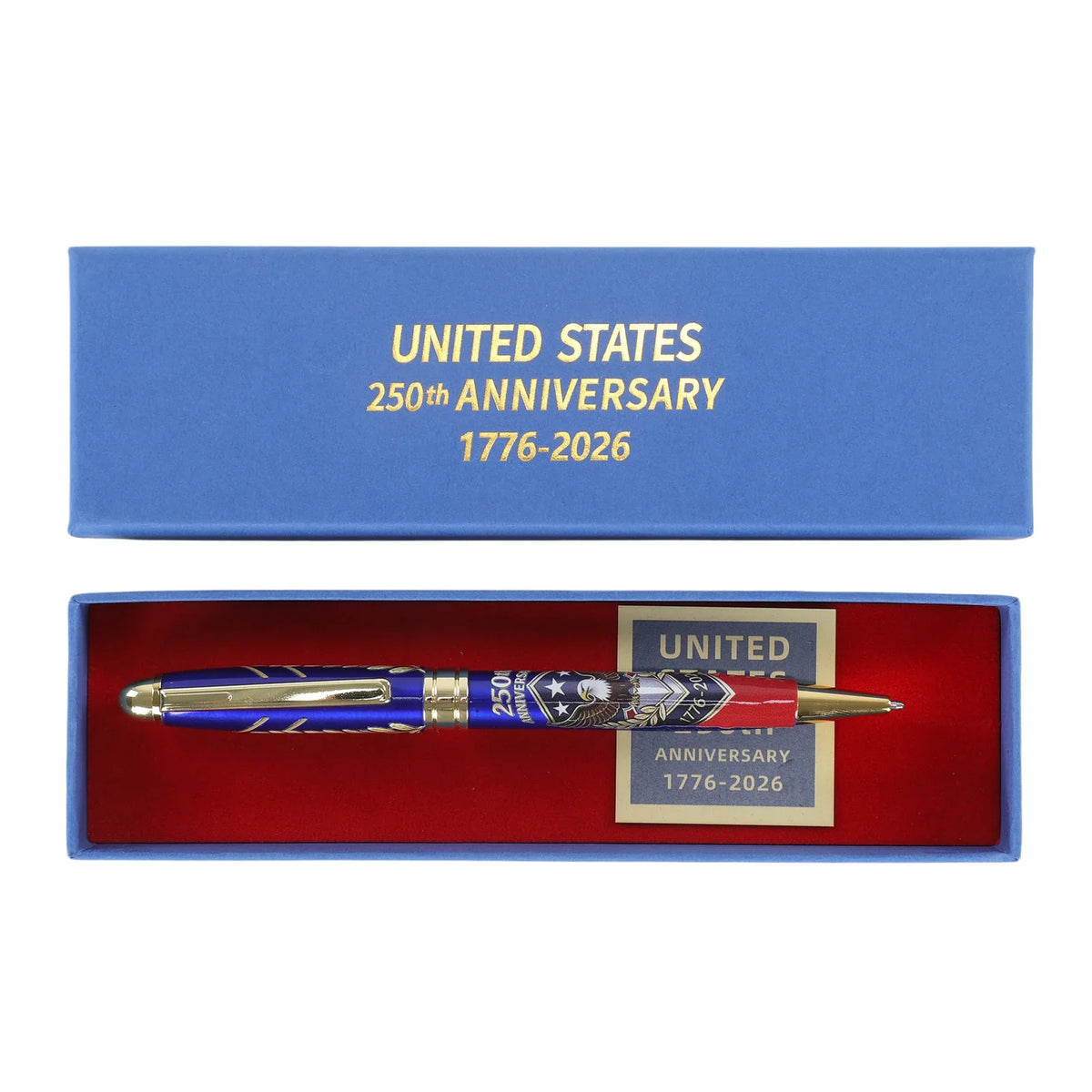 250th Anniversary Commemorative Ballpoint Pen 1776–2026 Commemorative Collector Pen Qme 1PCS