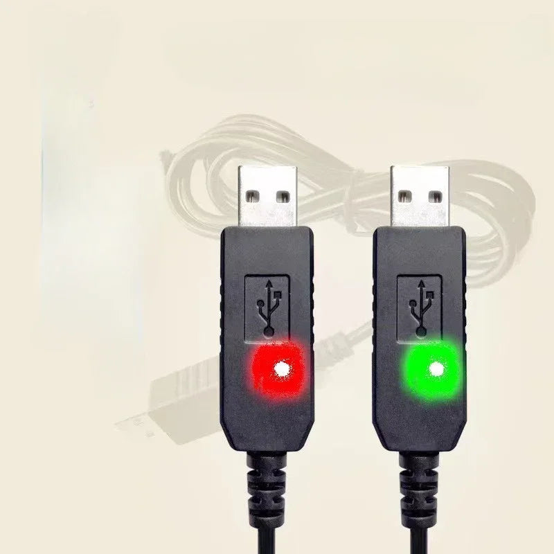 USB to 12V Boost Converter Cable – 5.5×2.1mm DC Connector USB Boost Converter Cable Qme