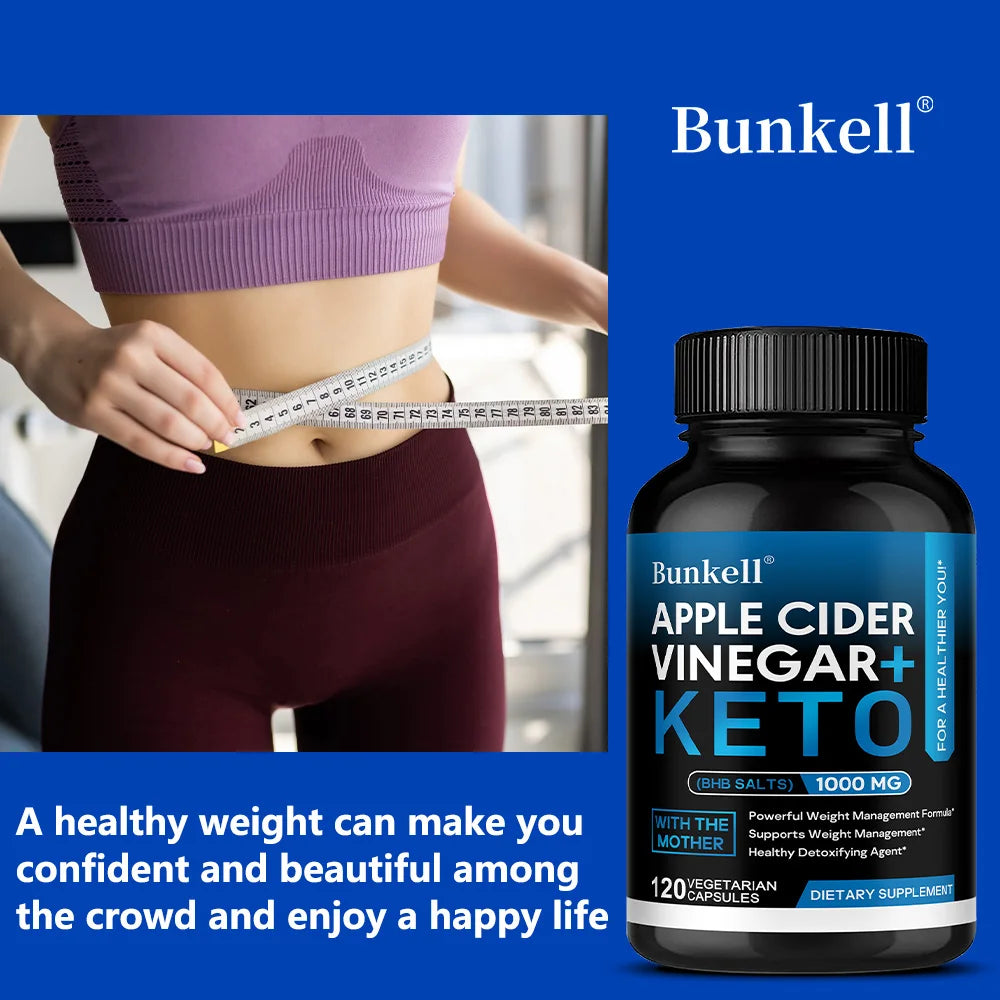 Apple Cider Vinegar Keto Capsules – Metabolism & Digestive Support Dietary Supplement Qst