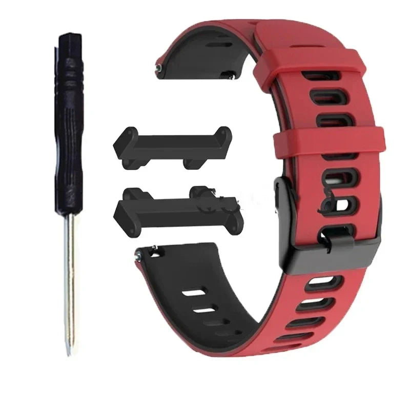 Silicone Sport Watch Band for Amazfit T-Rex 3/2/Pro – 17 Colors Silicone Watch Band Qme
