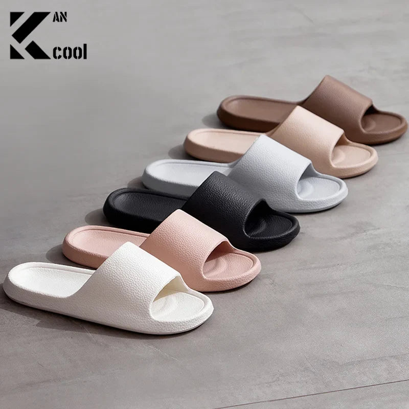 Women's Cloud Slippers Thick Platform Soft Sole Indoor Outdoor Platform Slippers Qme