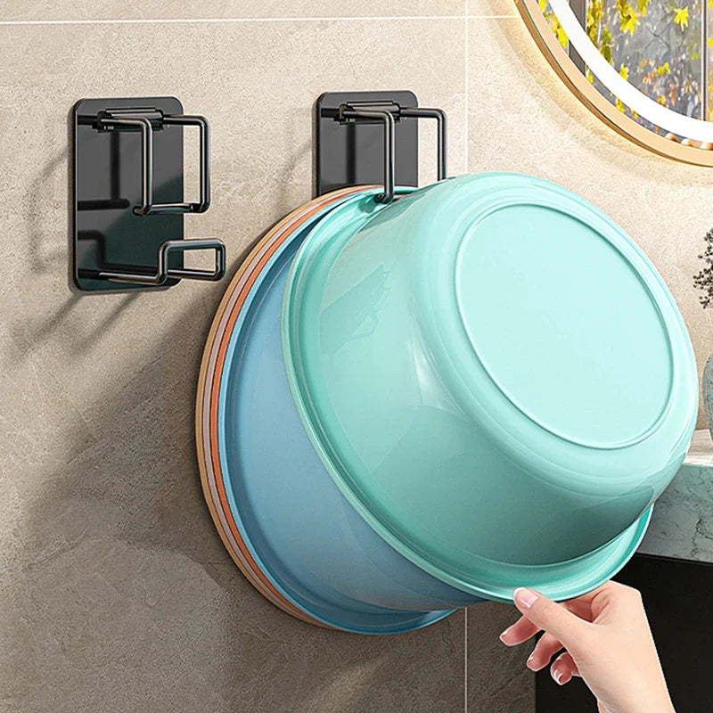 Space Saving Stainless Steel Bathroom Utility Hook Organizer Wall Storage Hook Qme