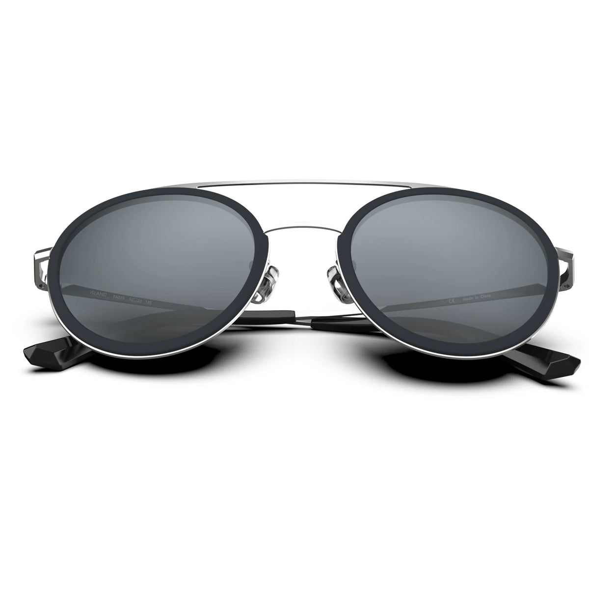 VOPHA Retro Polarized Sunglasses UV400 Mirror Shades Unisex Polarized Sunglasses Qst Silver