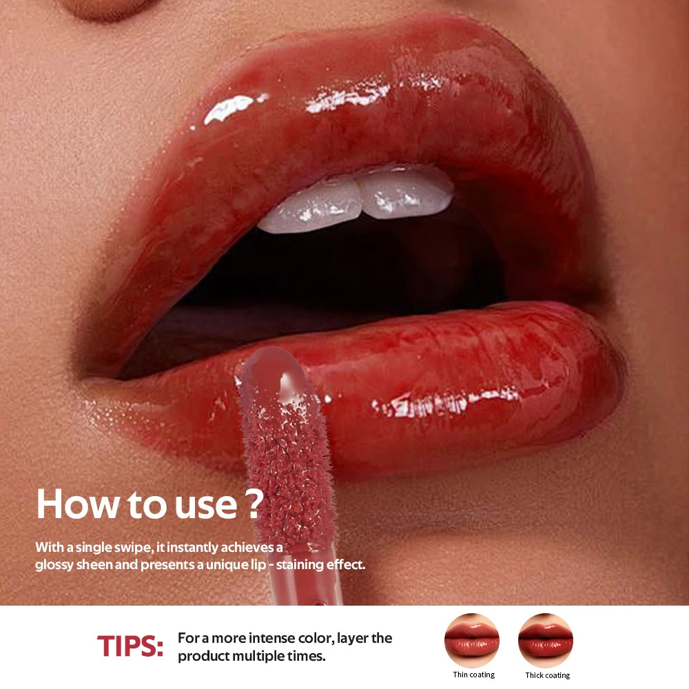 Vitamin B Moisturizing Mirror Lip Gloss – Hydrating & Long-Lasting Lip Gloss Qst