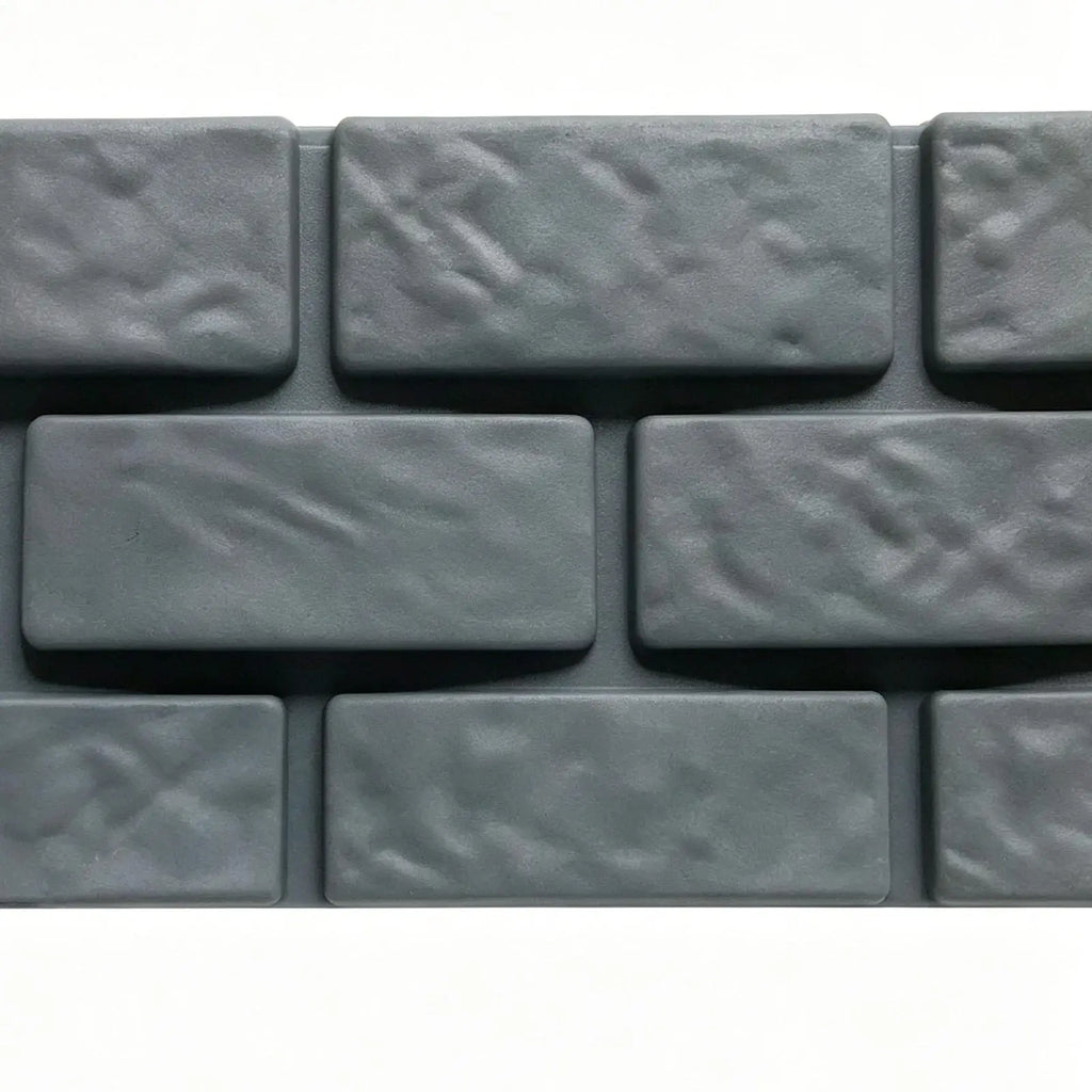 Stone Effect Garden Fence Panels – 4-Piece Weatherproof DIY Set Garden Fence Panels Qme