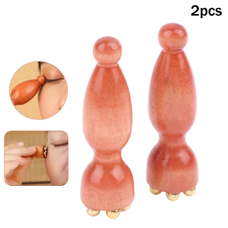 Lotus Seedpod Rosewood Alloy Facial Massage Tool Facial Massage Tool Qme