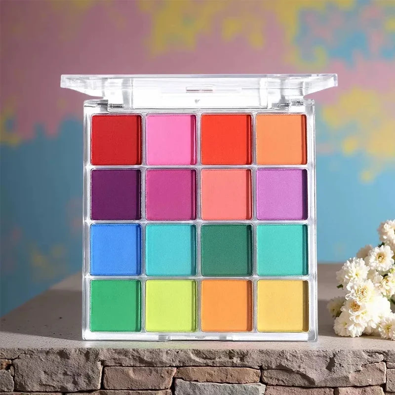 16-Grid Nail Pigment Powder – Gradient & Blush Effect Set Nail Pigment Powder Qme