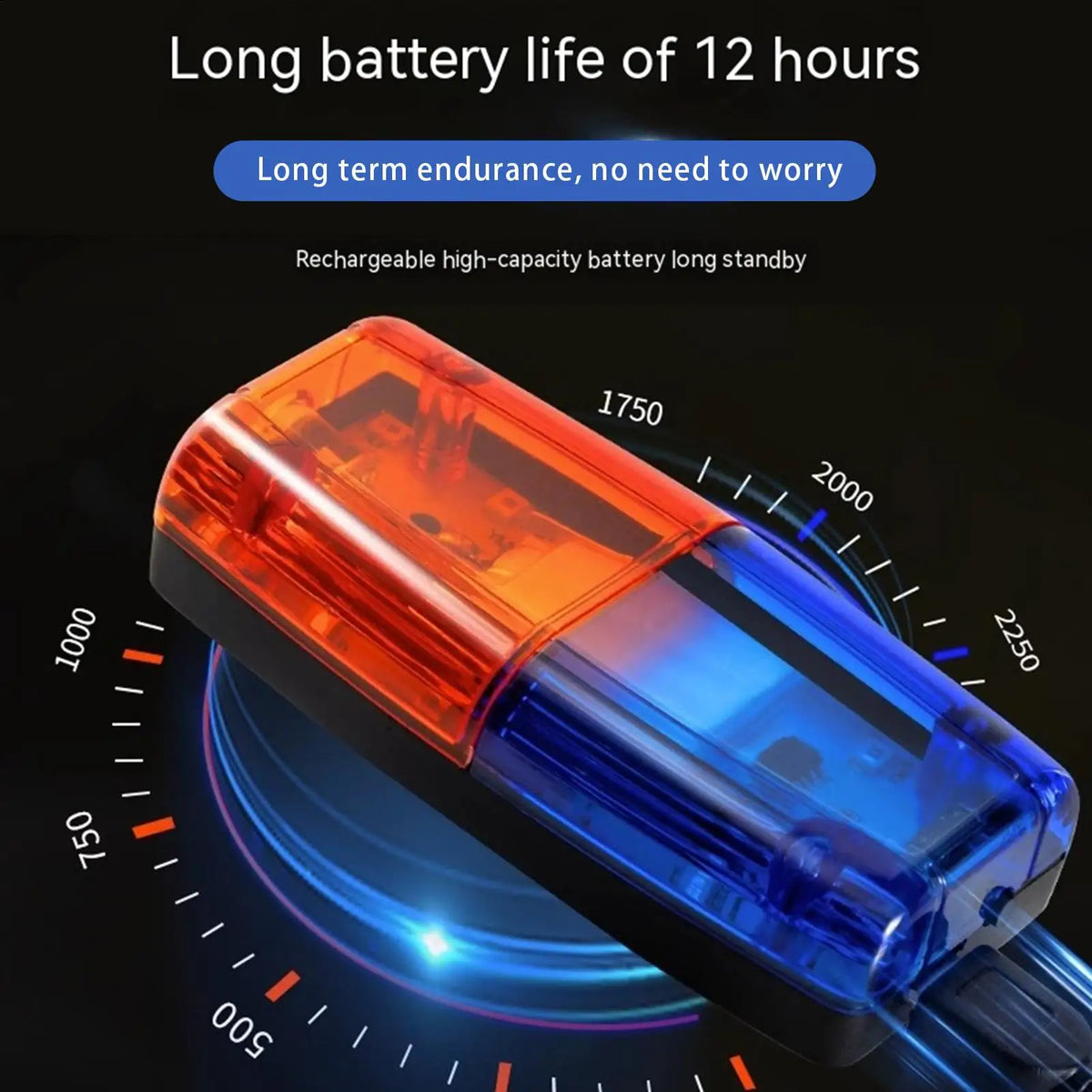 Rechargeable Safety Flashing Clip Light USB LED Waterproof LED Safety Clip Light Qme Default Title