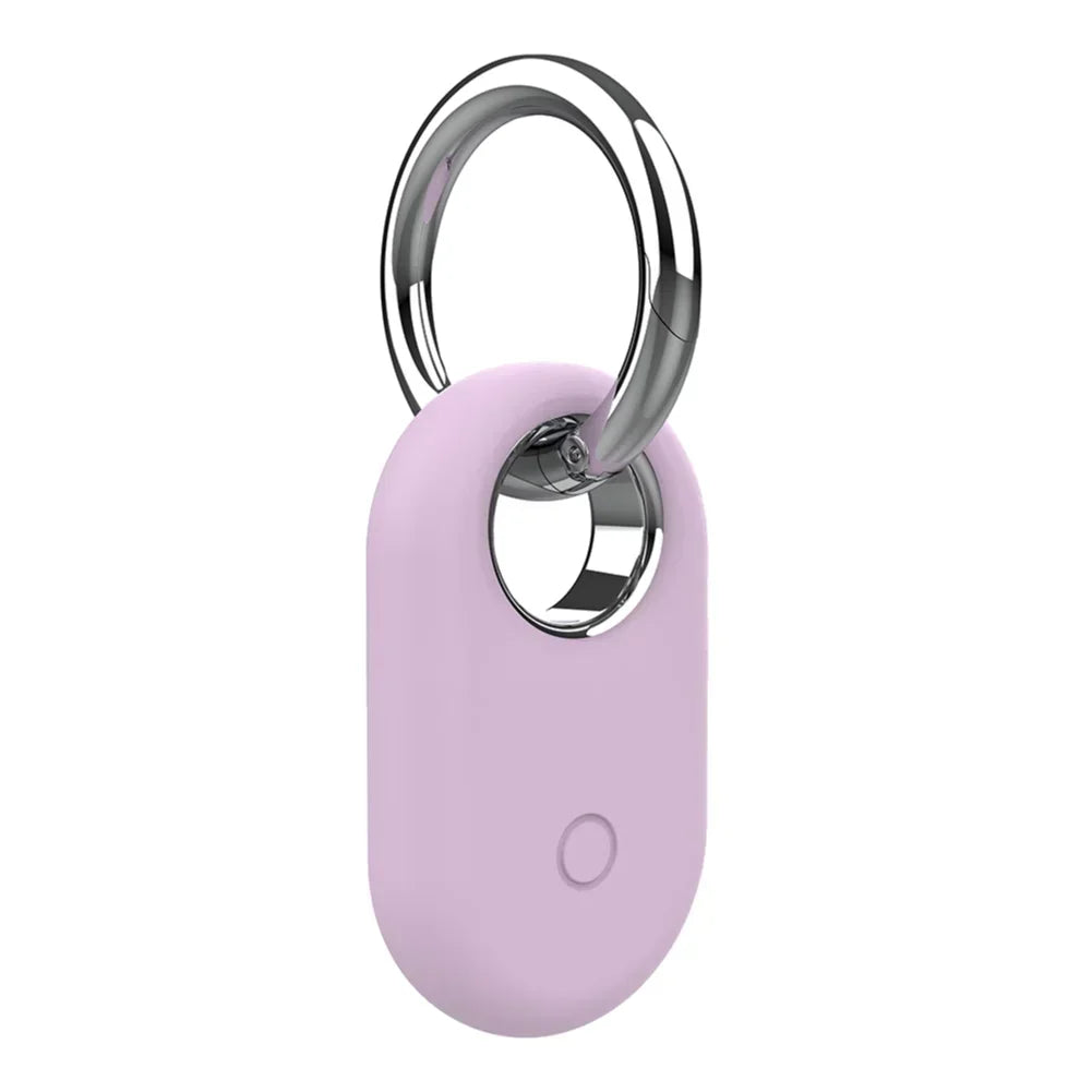 Samsung Galaxy SmartTag 2 Silicone Case Keychain Cover Tracker Case Keychain Qme 1PC Purple