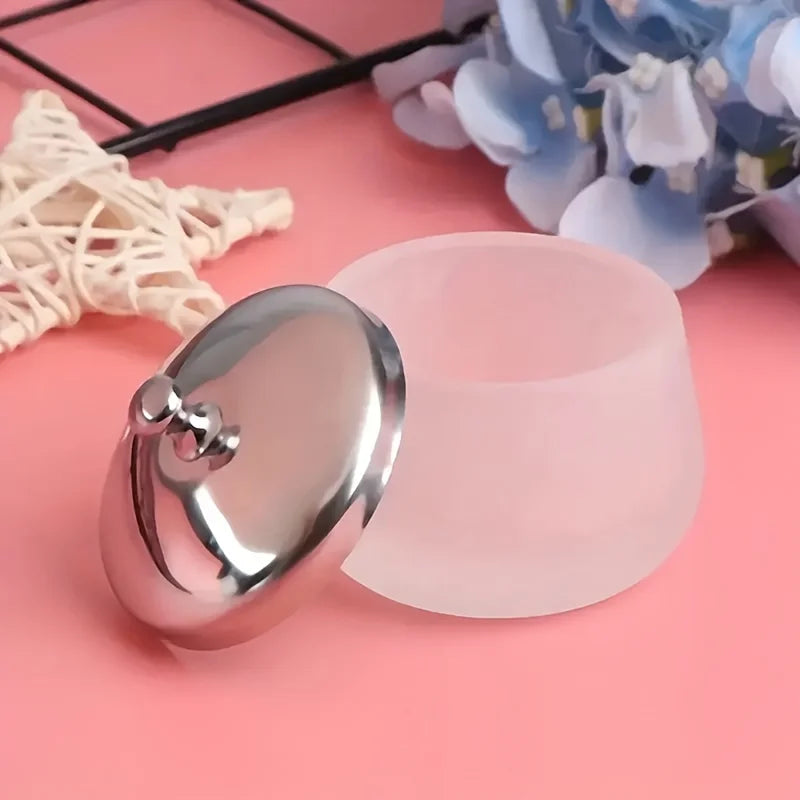 Clear Nail Polish Remover Container | Salon & Home Use Nail Remover Container Qme 1pc