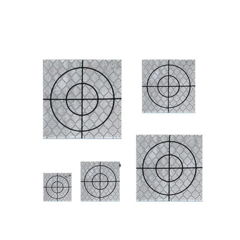 Total Station Reflector Sheets 30–60mm | Survey Target Stickers Survey Reflector Sheets Qme