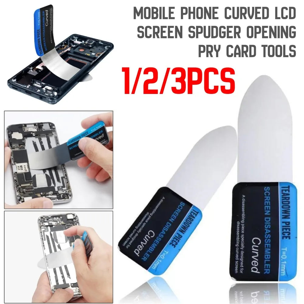 Mobile Phone LCD Screen Spudger Pry Card Tool Set – Steel Phone Repair Tool Qme