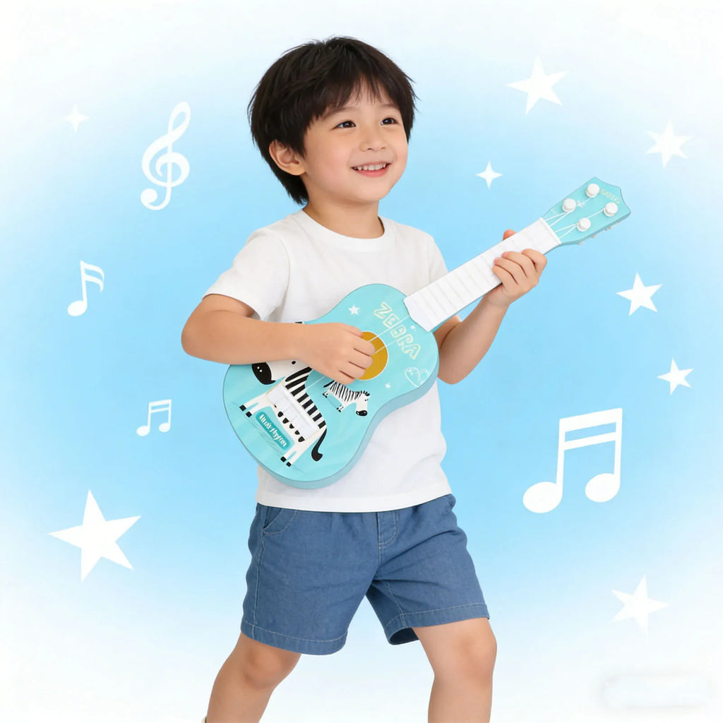 Kids Playable Ukulele Toy – Early Learning Music Instrument Kids Musical Toy Qst