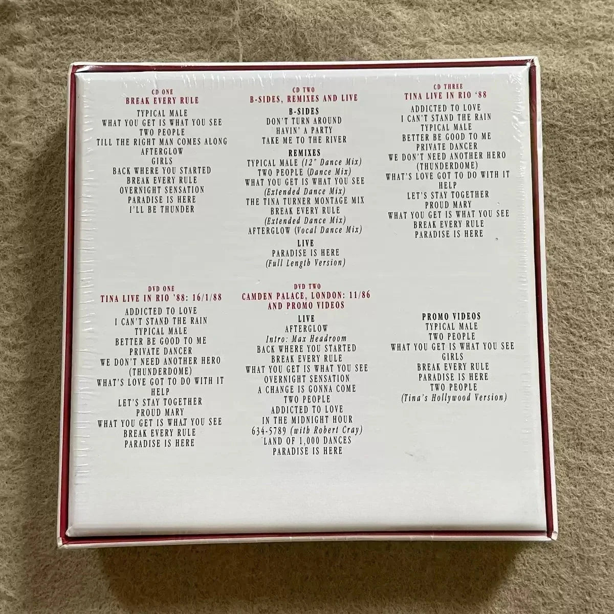 Classic Pop-Rock Music CD – Burgundy Handwritten Font Edition Music CD Qme Pop-Rock CD