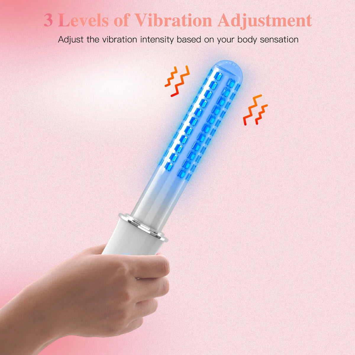 Women's Dual Red & Blue LED Intimate Wellness Device + Heat LED Wellness Device Qst