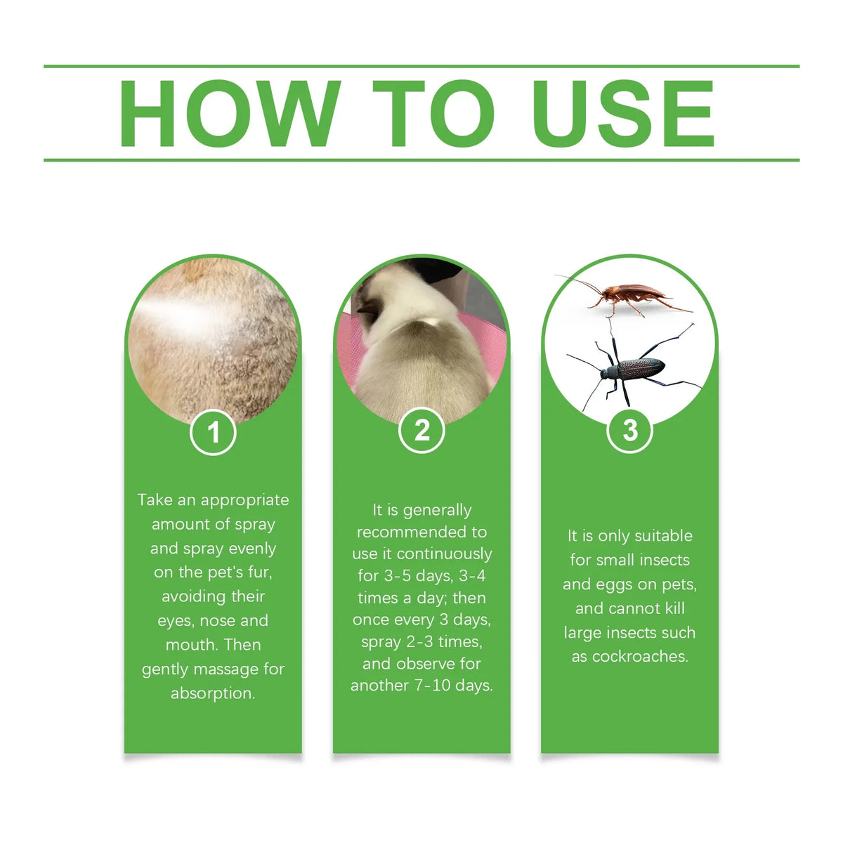 Pet Flea & Tick Repellent Spray for Dogs & Cats | Qme Pet Flea Tick Spray Qme