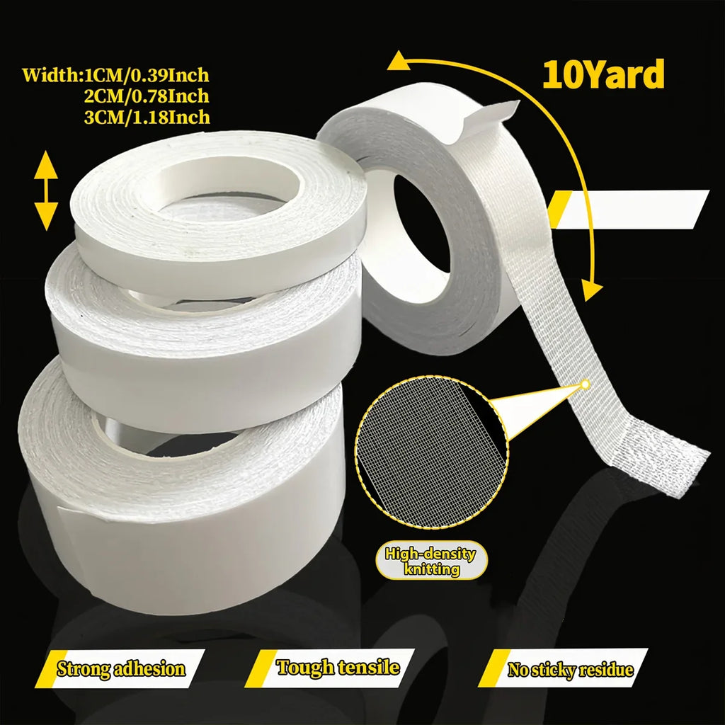 Transparent Double-Sided Adhesive Tape – Strong Fixation, 4 Widths Double-Sided Tape Qme