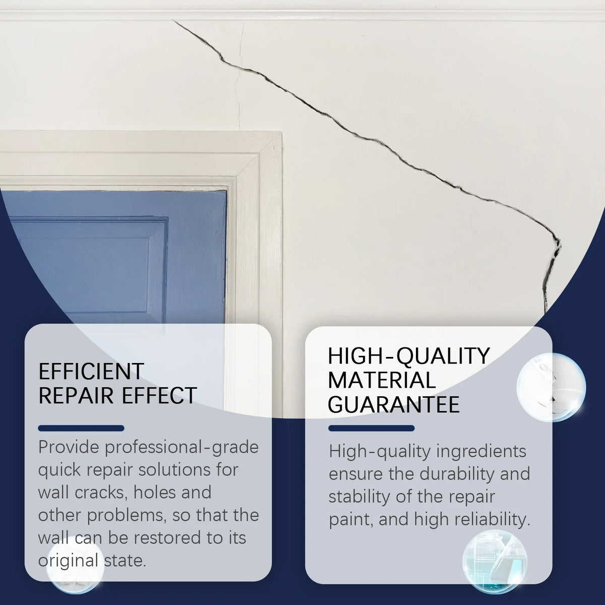 Wall Repair Paste – Fix Cracks, Holes & Peeling Paint Wall Repair Paste Qme