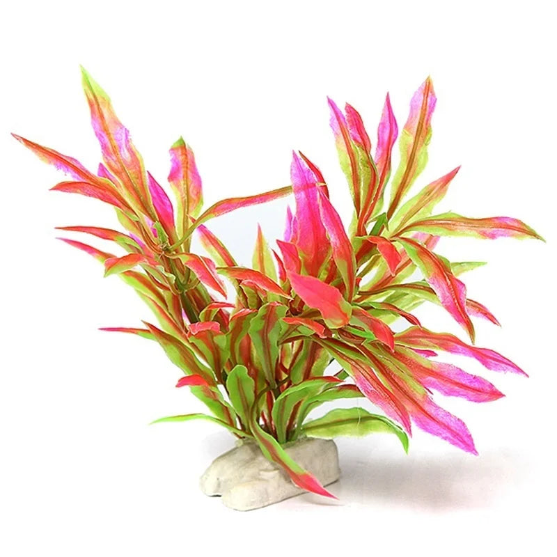 Non-Toxic Artificial Aquatic Grass Plant for Aquarium Decor Aquarium Decor Plant Qme
