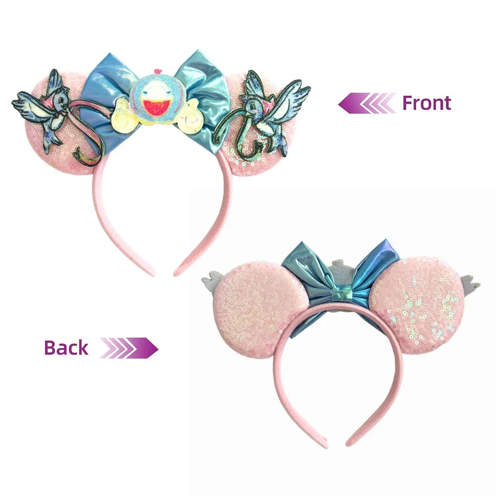 Cartoon Mouse Ear Headband for Women & Girls | Cosplay Hair Hoop Character Hair Headband Qme