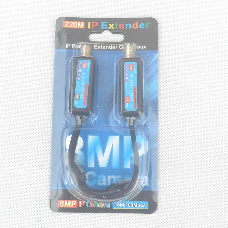 POE Coaxial Cable Transmitter – HD Video & IP Network Extender POE Coax Transmitter Qme