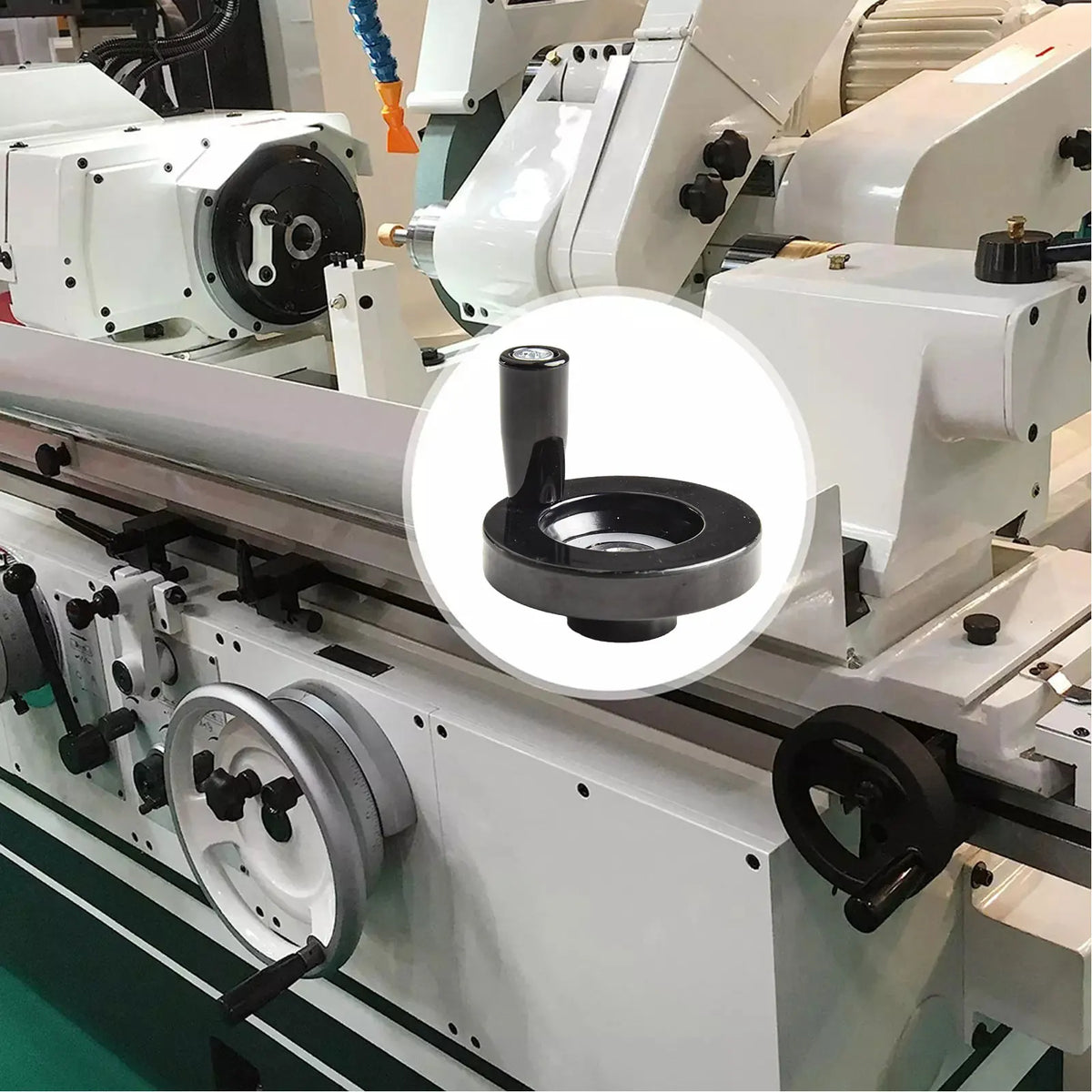 Milling Machine Handwheel 63mm Rotating Handle for Lathes Machine Handwheel Qme