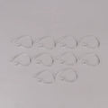 Universal Bluetooth Headset Earhooks Hook Loop 6mm – 10pcs Headset Earhook Clips Qme Transparent