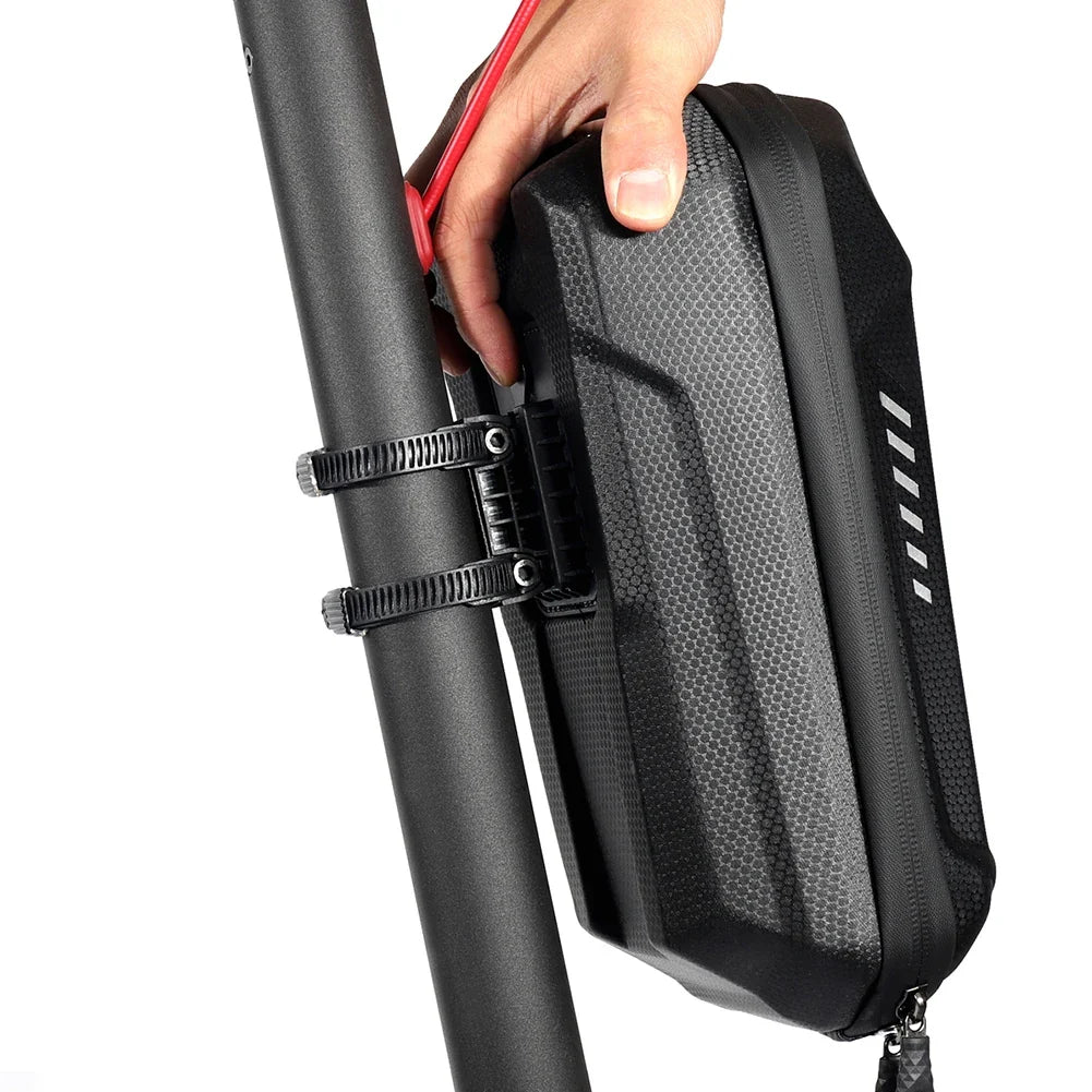 WILD MAN Electric Scooter Front Storage Bag Hard Shell Large Scooter Storage Bag Qme
