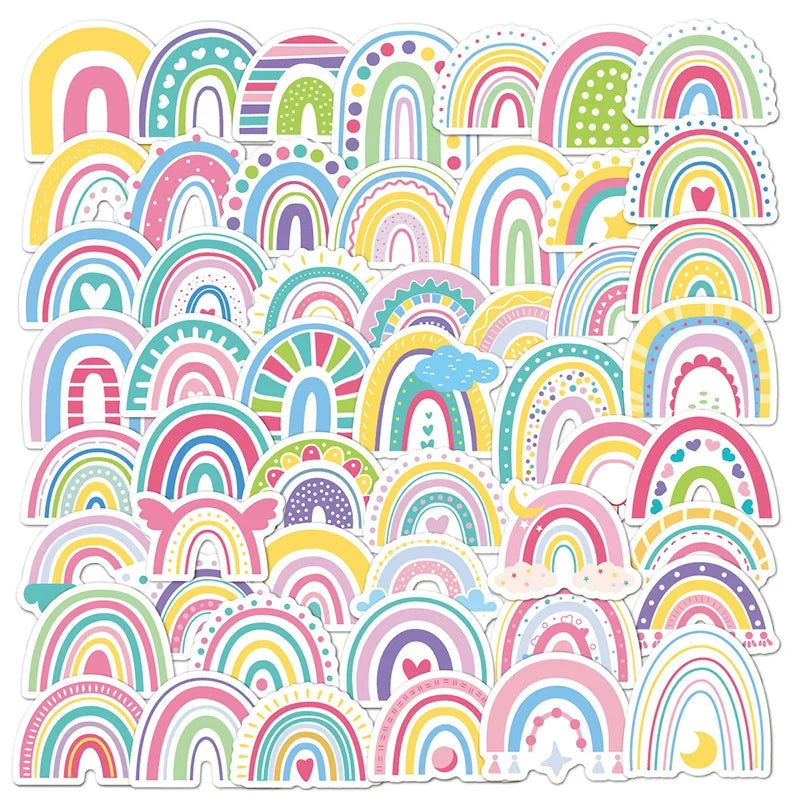 Rainbow Cartoon Graffiti Water Cup – Fun Birthday Drinkware Novelty Water Cup Qme Mixed Color Other