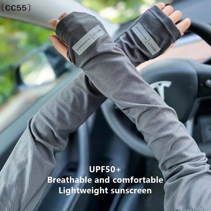 UV Protection Cooling Arm Sleeves – Unisex Cycling & Outdoor UV Arm Sleeves Qst