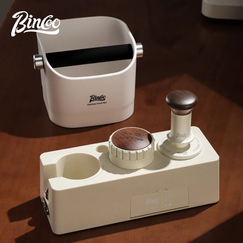 Bincoo 58mm Spring-Loaded Coffee Tamper & Distributor Espresso Tamper Qst