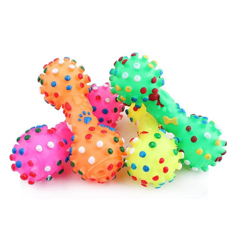 Natural Rubber Dog Chew Toy – Flexible, Safe & Eco-Friendly Dog Chew Toy Qme Random color