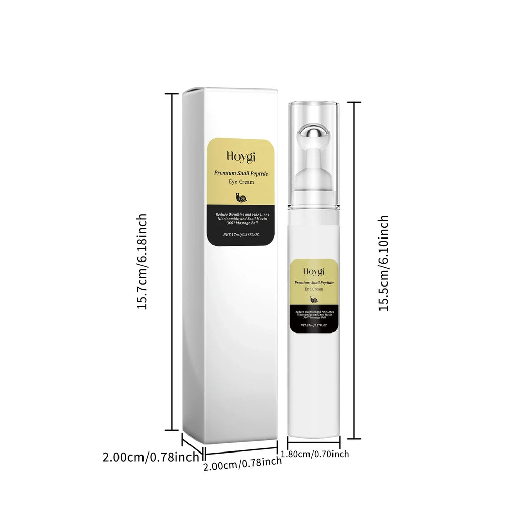 Snail Peptide Eye Cream – Firming, Brightening & De-Puffing Eye Cream Qme