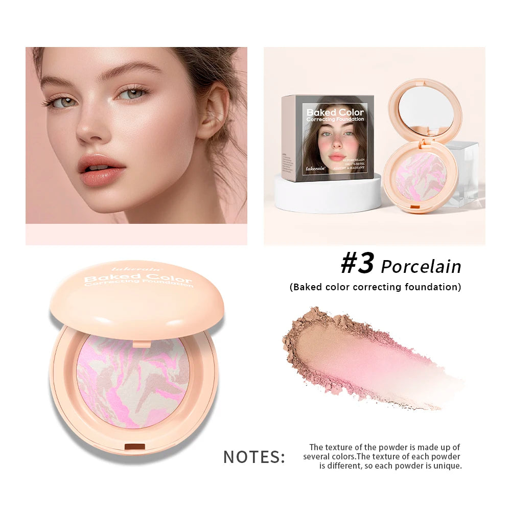 Baked Color Correcting Foundation & Contour Palette Contour Makeup Palette Qst 03