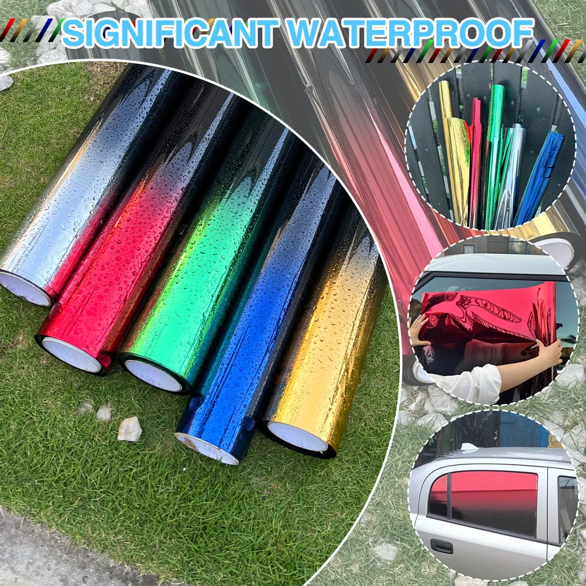 Gradient Car Window Tint Film – Heat & UV Protection Window Tint Film Qme
